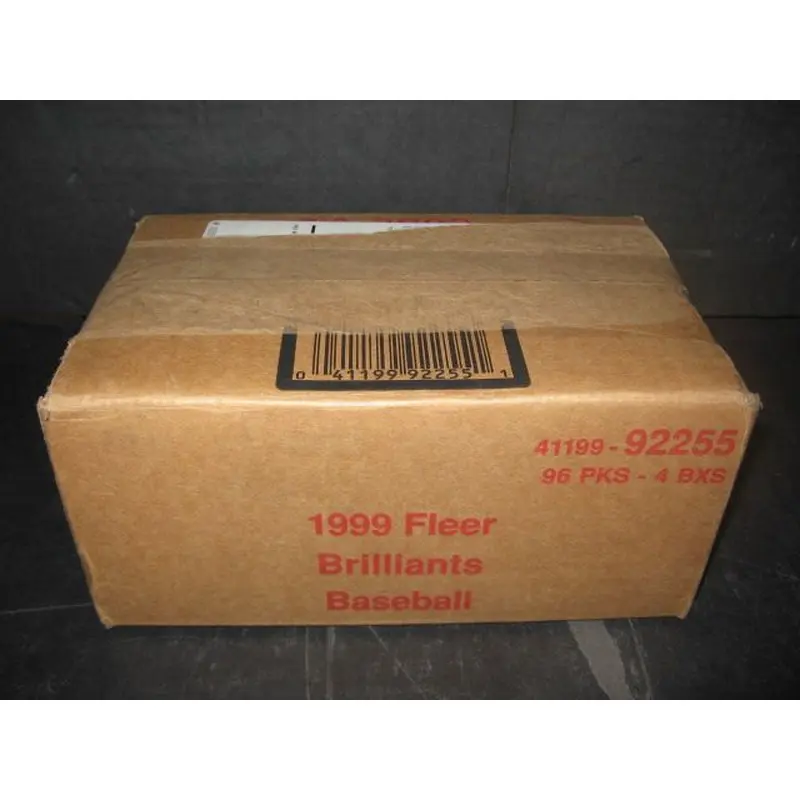 1999 Fleer Brilliants Baseball Case (Hobby) (4 Box)