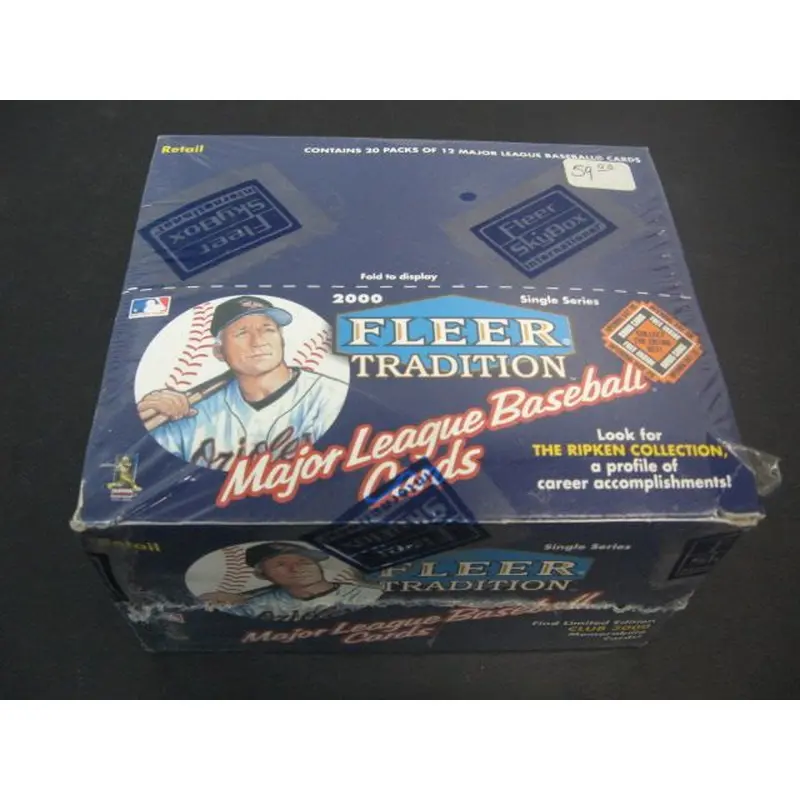 2000 Fleer Tradition Baseball Box (Retail)