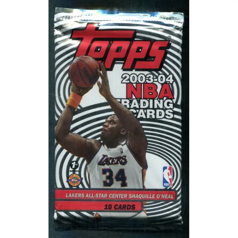 2003/04 Topps Basketball Unopened 1st Edition Pack (HTA)