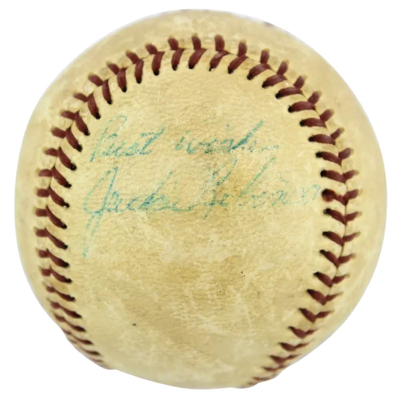 Dodgers Jackie Robinson "Best Wishes" Authentic Signed  NL Baseball JSA #Z61822