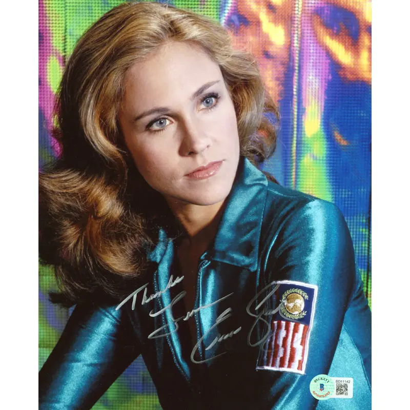 Erin Gray Buck Rogers "Thanks, Love" Authentic Signed 8x10 Photo BAS #BD11142