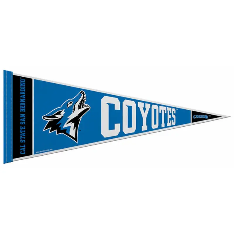 Cal State San Bernardino CSUSB Coyotes Official NCAA Team Felt Pennant - Rico