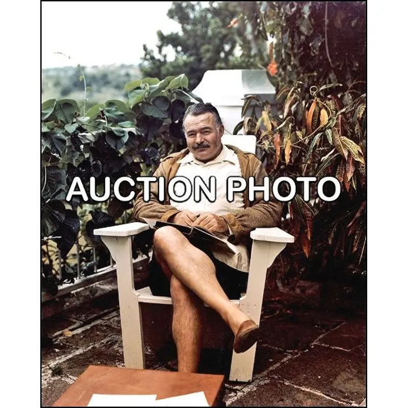 1947 Ernest Hemingway 8X10 Photo - Cuba - 2801