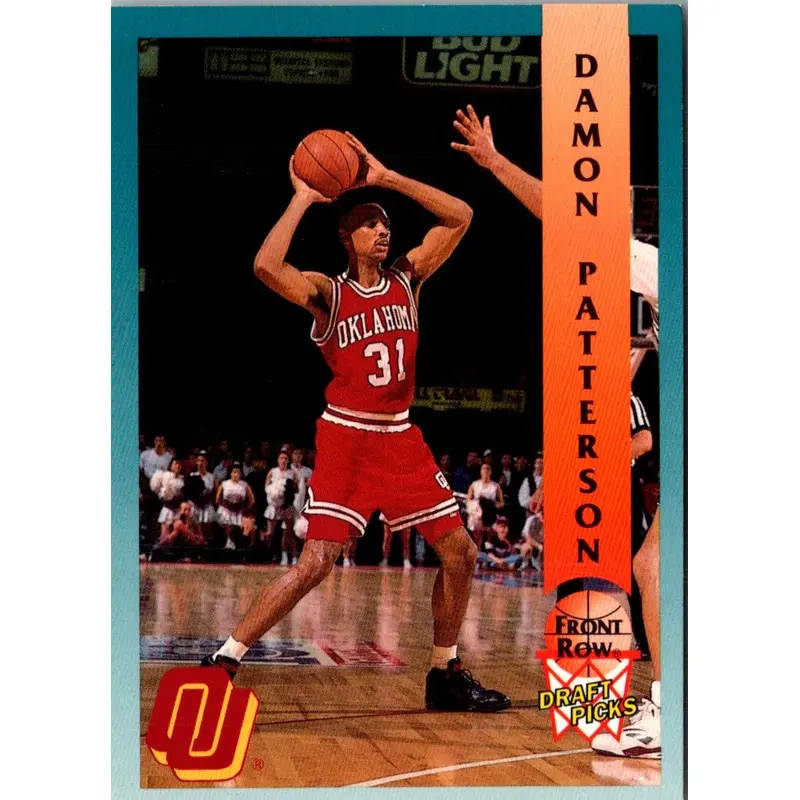 1992 Front Row Draft Picks Damon Patterson #50
