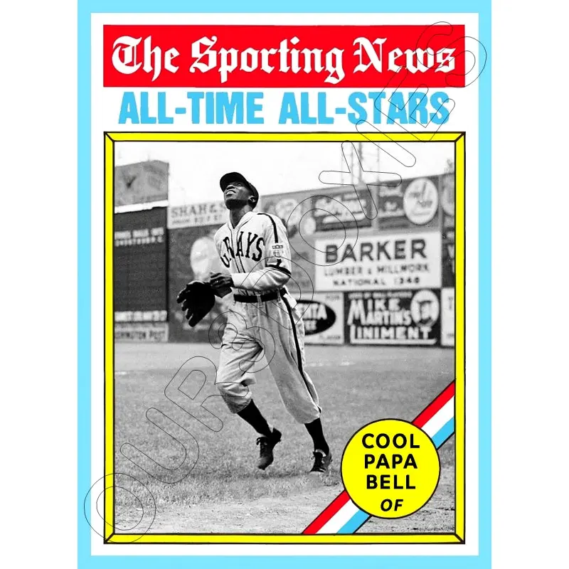 Cool Papa Bell 1976 Topps AS Custom Card - 4849