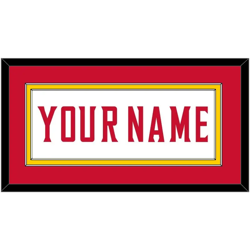 Maryland Basketball Name - Home White (2013-2015) - Double Mat 2