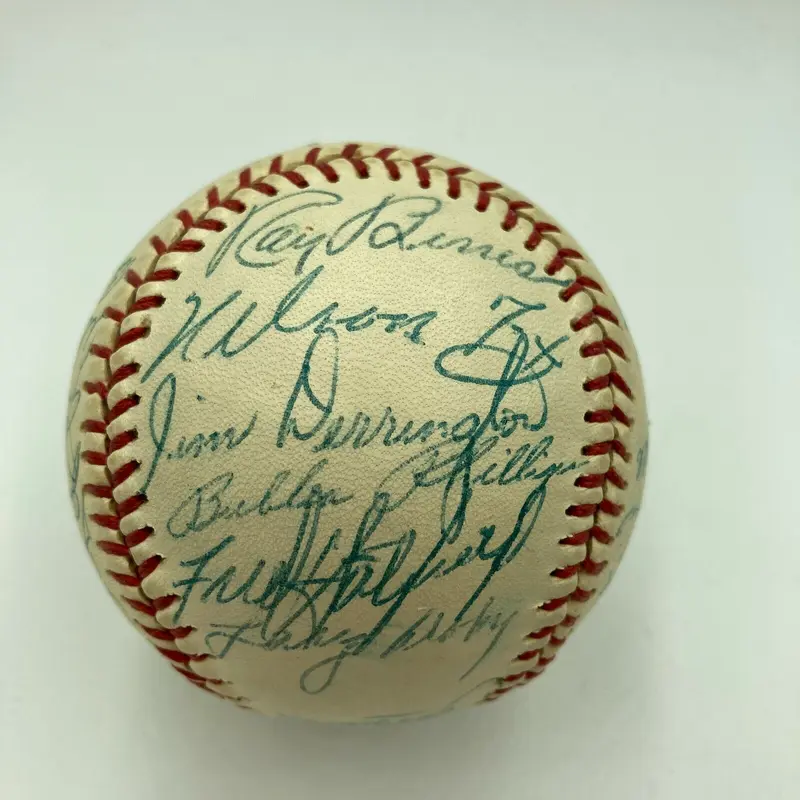 1955 Chicago White Sox Team Signed Autographed Baseball With Nellie Fox
