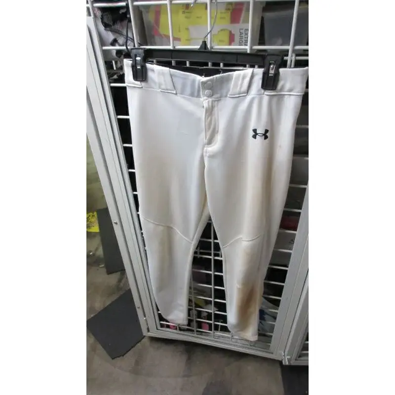 Used Under Armour Open Bottom Pants Youth Size Large - wear & stains