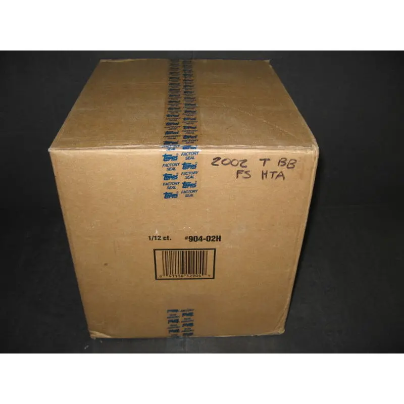 2002 Topps Baseball Factory Set Case (HTA) (12 Sets)