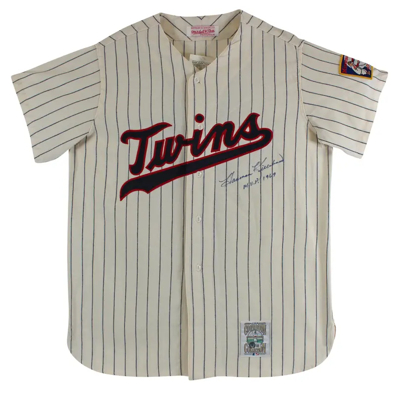 Twins Harmon Killebrew "MVP 1969" Signed CC Mitchell & Ness Jersey BAS #BD20030