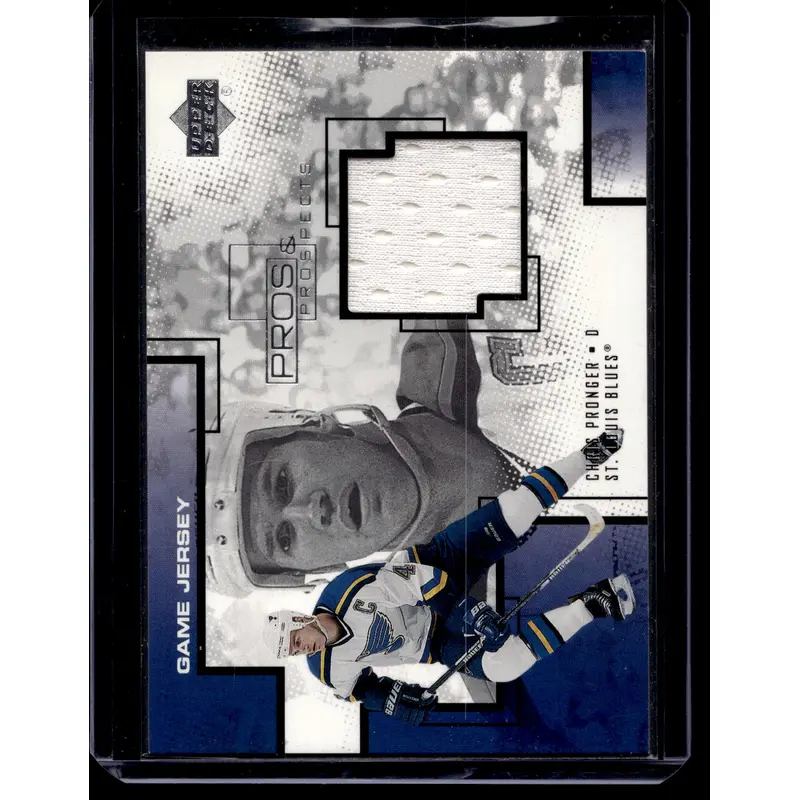2000-01 Upper Deck Pros & Prospects - Game Jerseys - Chris Pronger #CP