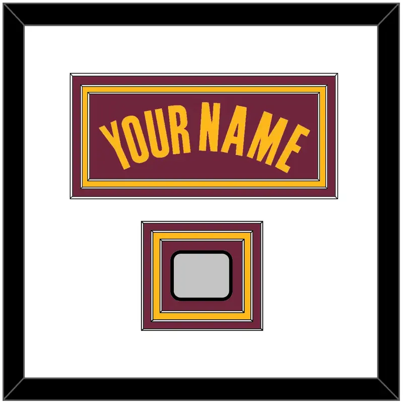 Cleveland Name & Champions Patch - Road Red (2010-2017) - Triple Mat 1