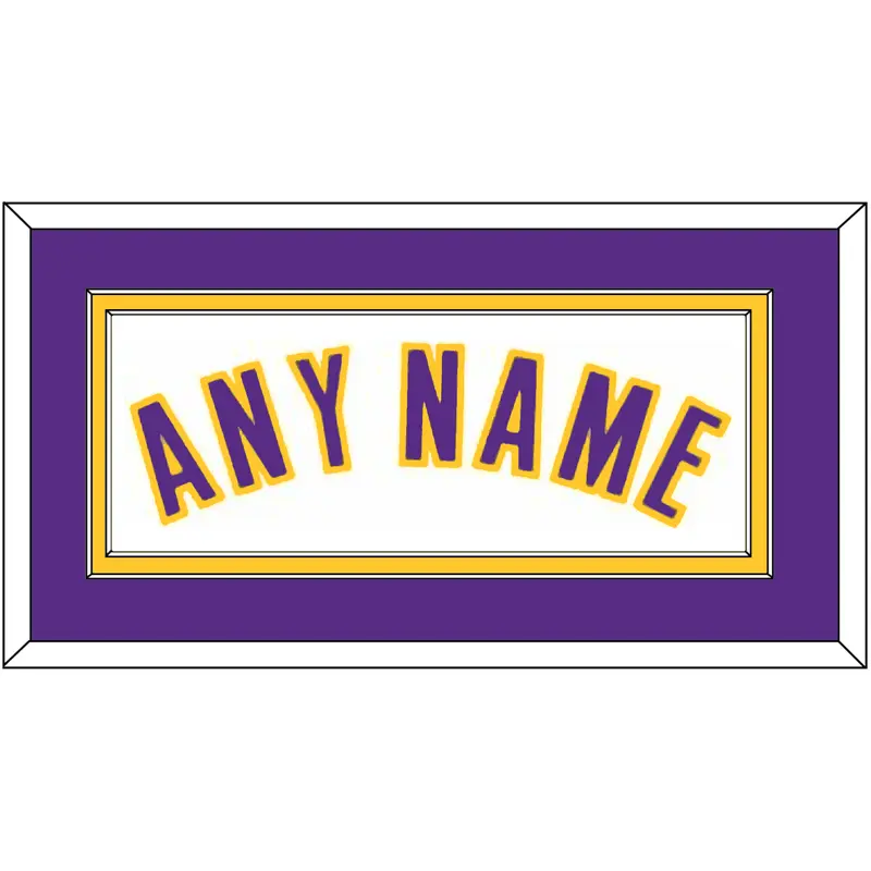 Los Angeles Name - Home White (2002-2018) - Double Mat 4
