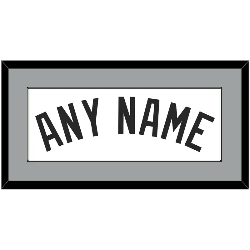 San Antonio Name - Home White (2002-2017) - Single Mat 1