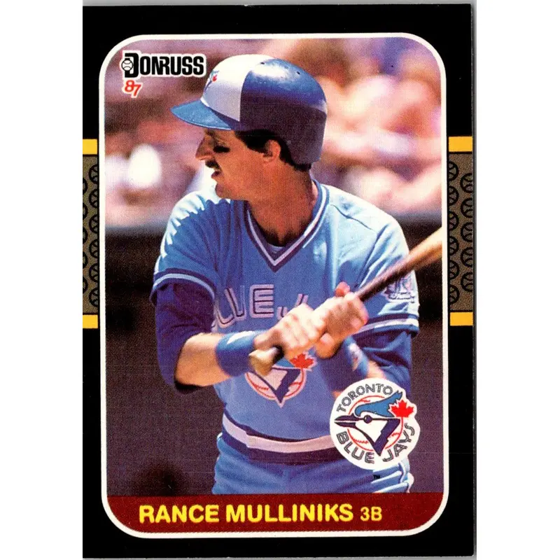 1987 Donruss Rance Mulliniks #319