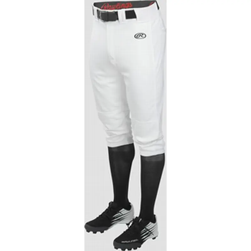 New Rawlings Launch Knicker Baseball Pants Adult Size XL- White