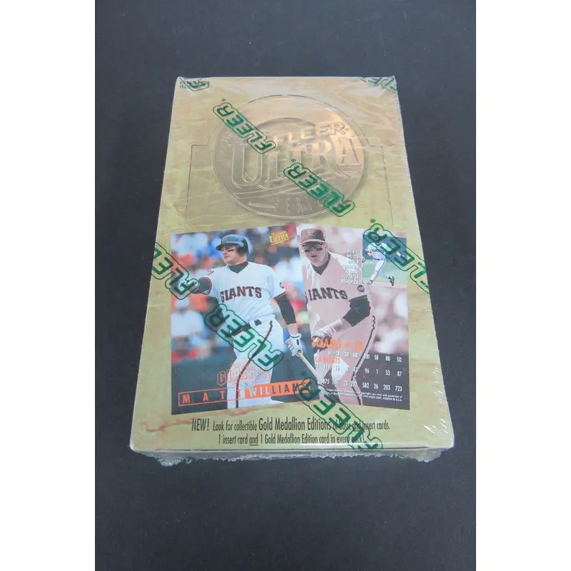 1995 Fleer Ultra Baseball Series 1 Box (Retail)
