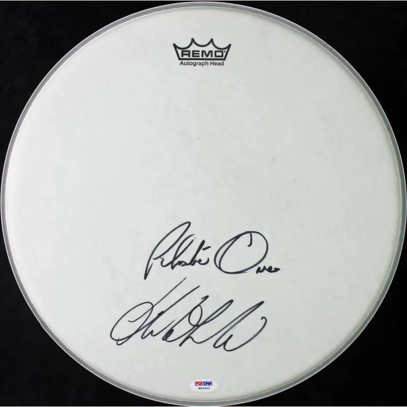 Alan White Plastic Ono Authentic Signed 15 Inch Drum Head PSA/DNA #W46443