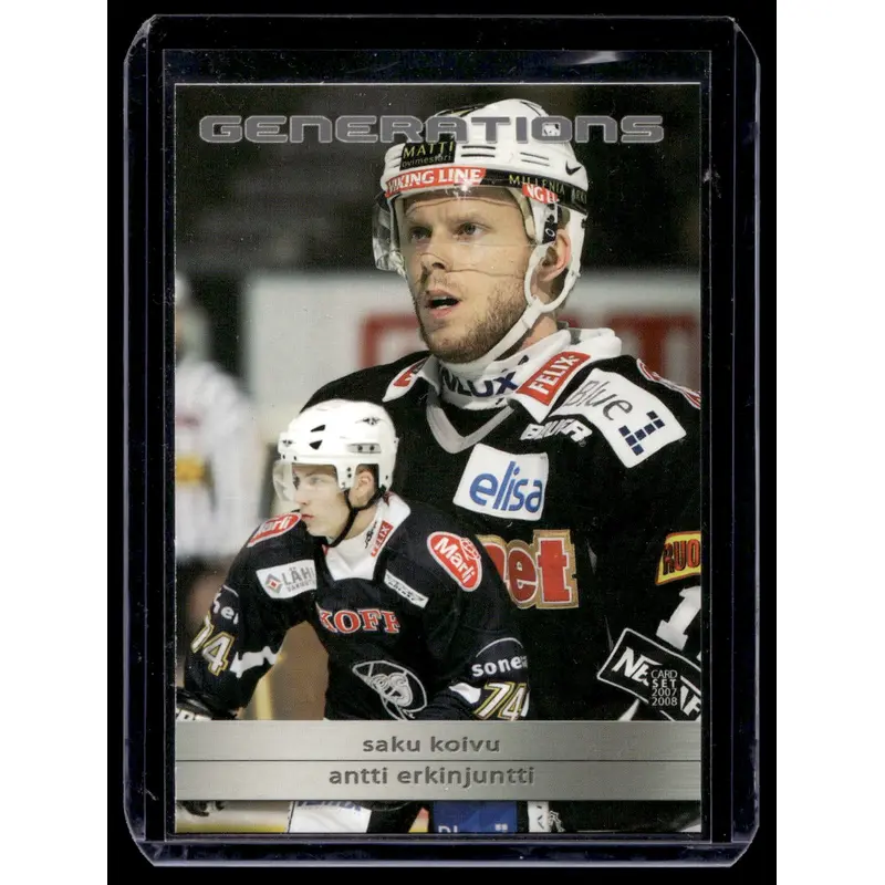 2007-08 Cardset - Generations - Saku Koivu / Antti Erkinjuntti #13 /50