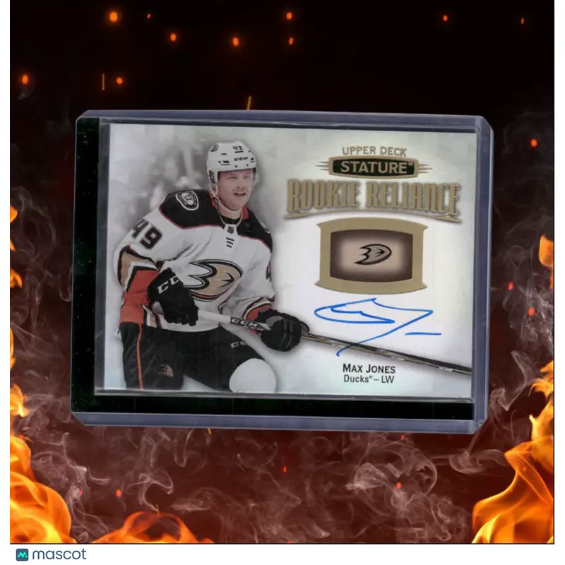 2019-20 Upper Deck Stature Max Jones Reliance (A) Rookie Auto #RR-8