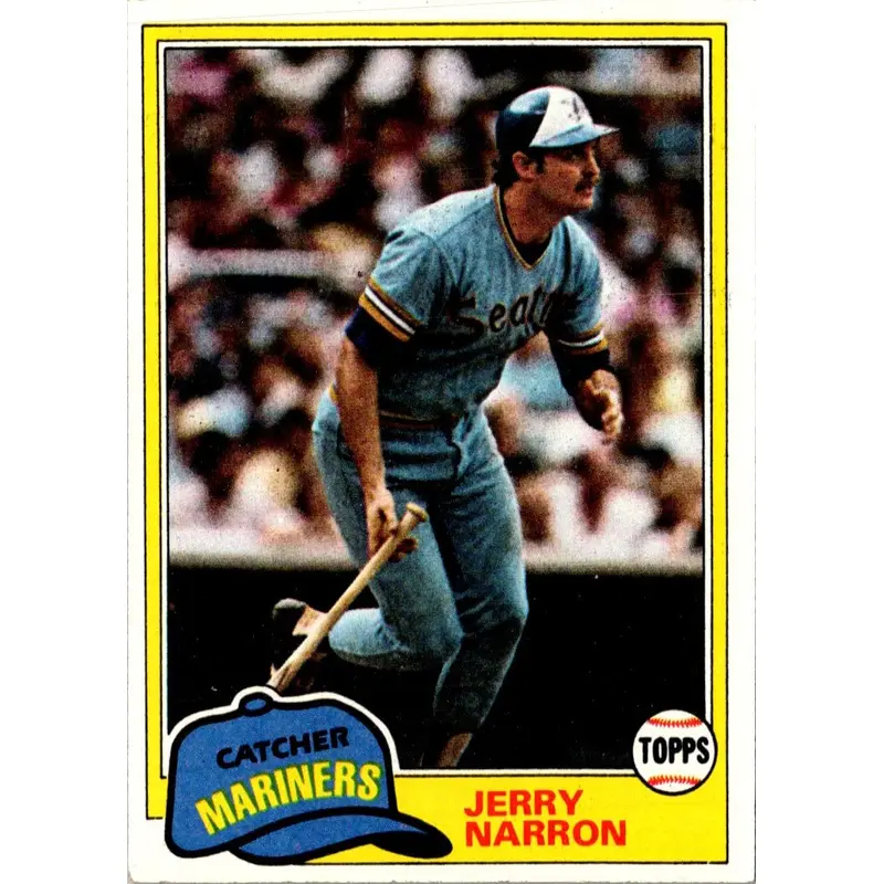 1981 Topps Jerry Narron #637