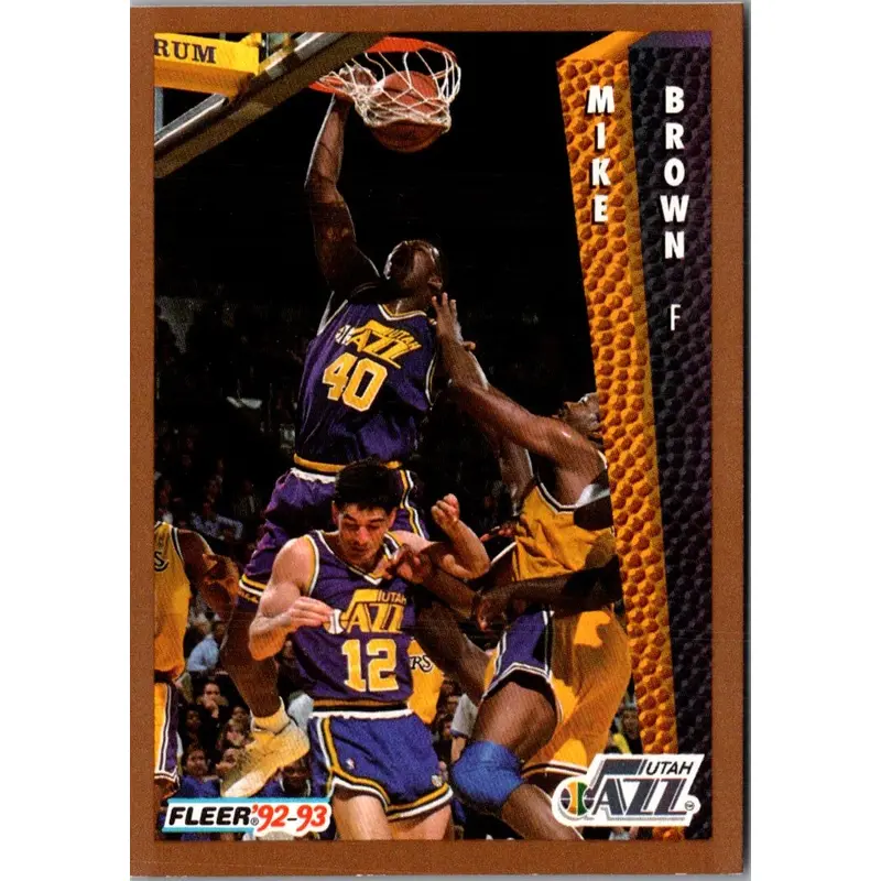 1992 Fleer Mike Brown #219