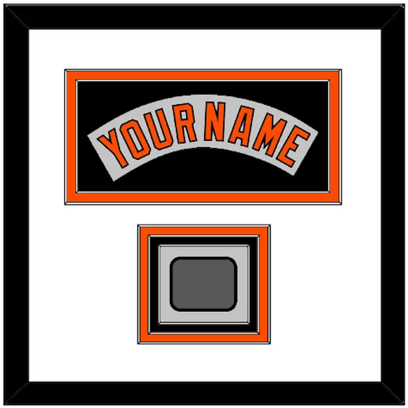 Baltimore Nameplate & World Series Jersey Patch - Road Gray (1978-1988) - Triple Mat 7