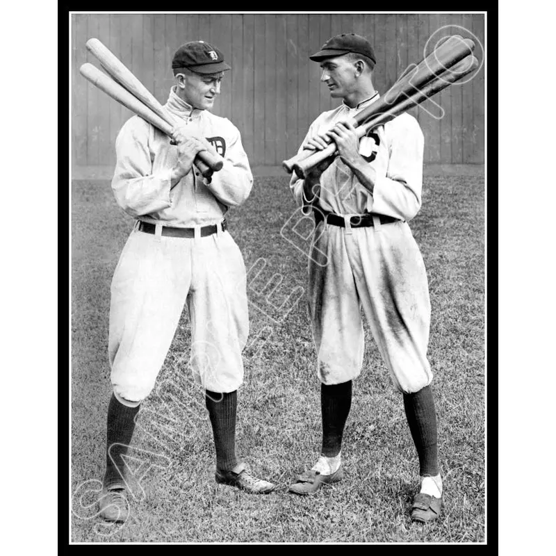 Ty Cobb Joe Jackson 11X14 Photo - 1913 Tigers Naps - 1669