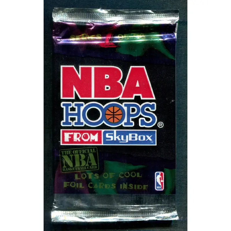 1995/96 Hoops Basketball Unopened Series 1 Pack