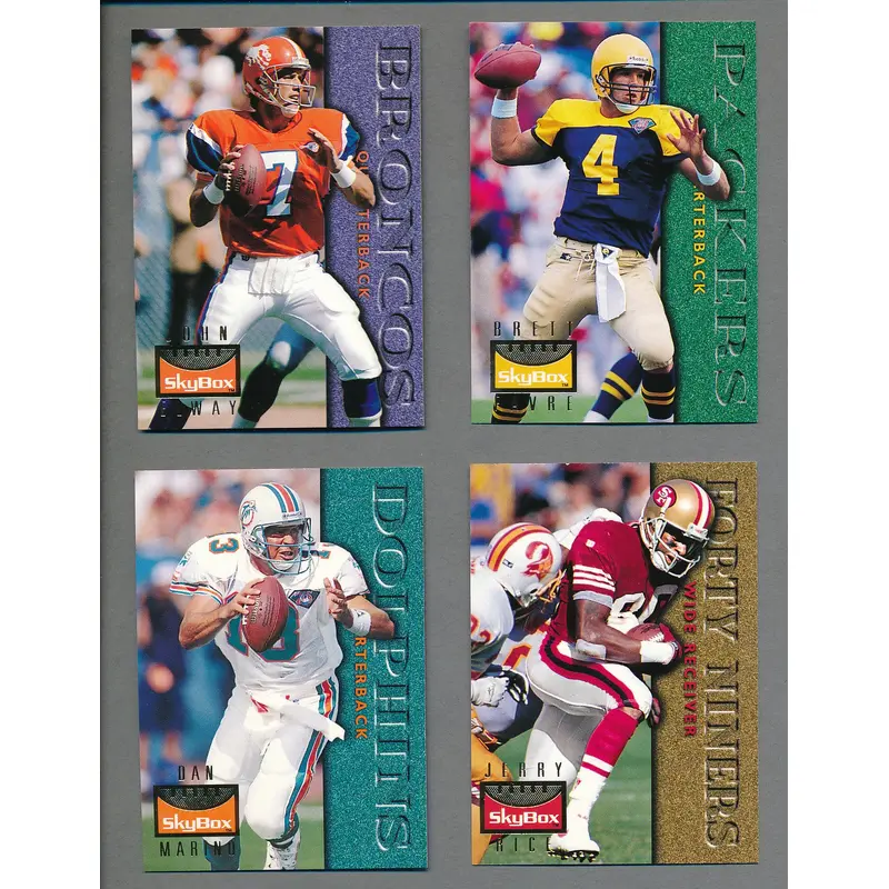 1995 Skybox Premium Football Complete Set (w/ Inserts) (200) NM/MT MT