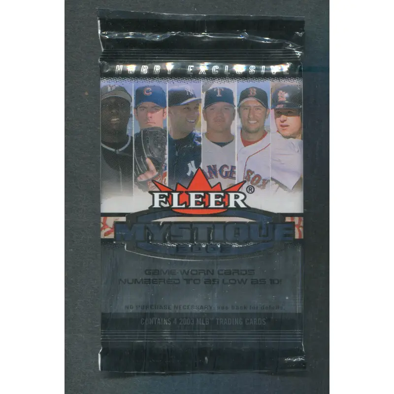 2003 Fleer Mystique Baseball Unopened Pack (Hobby) (4)