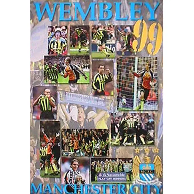 Manchester City "Wembley Victory 1999" - U.K. 1999