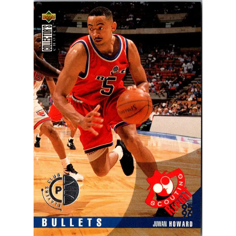 1995 Collector's Choice Player's Club Juwan Howard #349