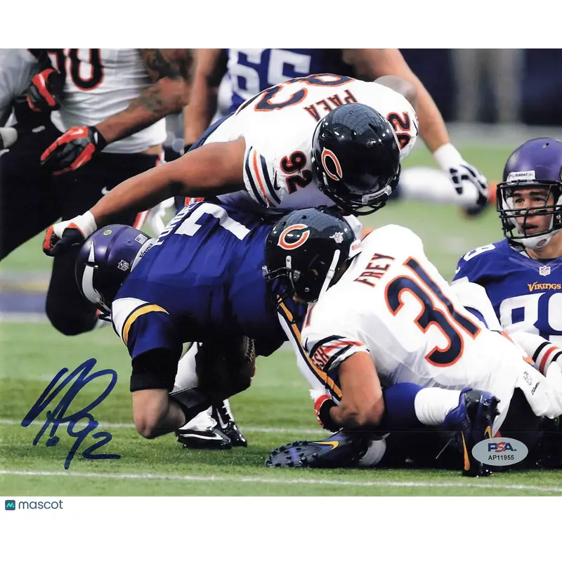 Stephen Paea Chicago Bears Signed 8x10 Photo