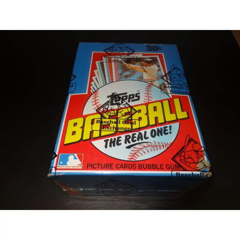 1984 Topps Baseball Unopened Wax Box (In 1982 Display)