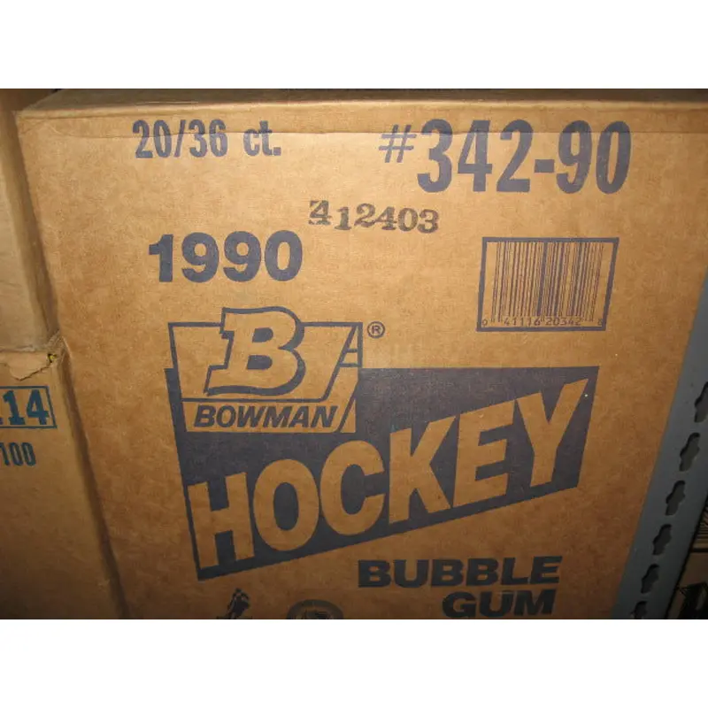 1990/91 Bowman Hockey Unopened Wax Case (20 Box)
