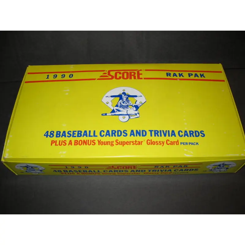 1990 Score Baseball Unopened Rack Pack (Authenticate)