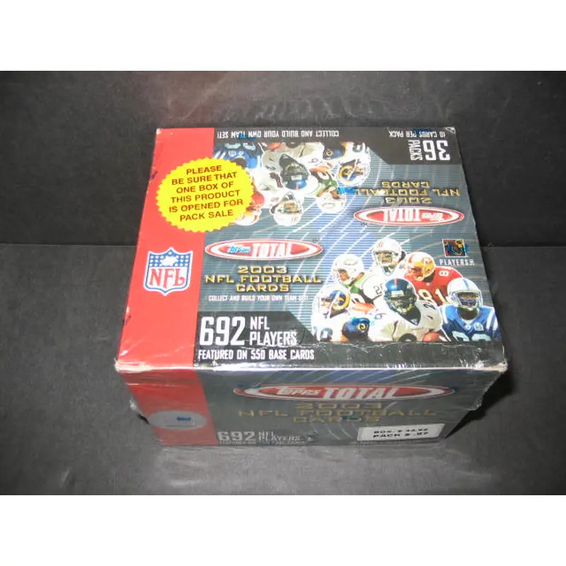 2003 Topps Total Football Box (Retail)