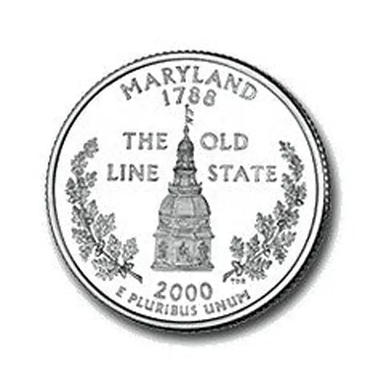 Maryland State Quarter #7 (2000)- D uncirculated - us mint