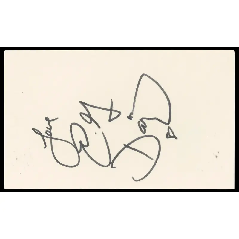 E.G. Daily Rugrats Love Authentic Signed 3x5 Index Card Autographed BAS #BP50595