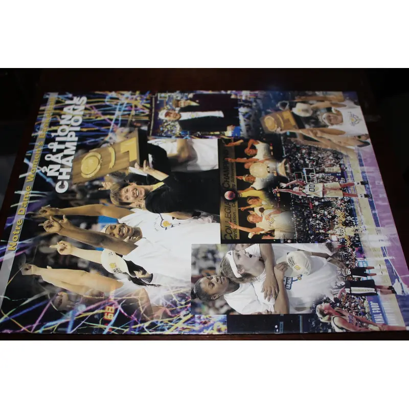 2001 Notre Dame Women's National Basketball Champions Banquet Program