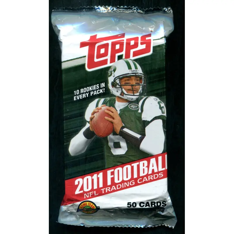 2011 Topps Football Unopened Jumbo Pack (HTA) (50)
