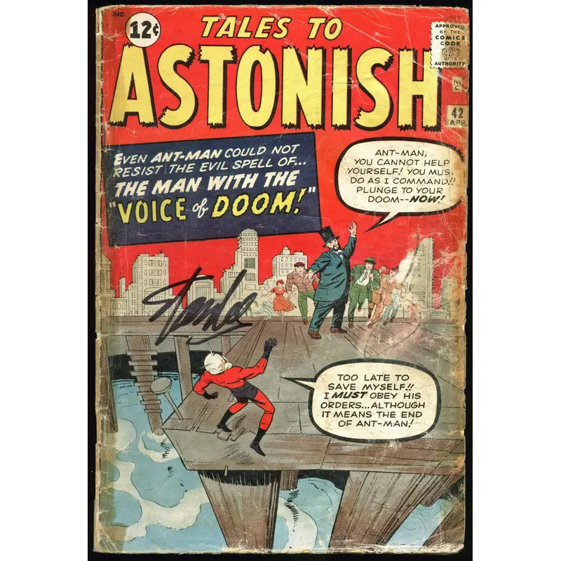 Stan Lee Authentic Signed Tales To Astonish #42 Comic Book PSA/DNA #Z05336