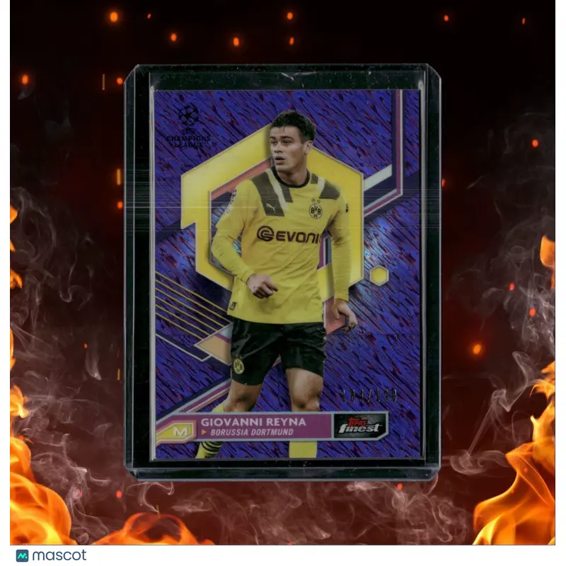 2022 Topps Finest Giovanni Reyna Purple Shimmer 184/199 #21