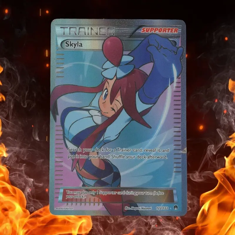 Pokemon XY Breakpoint SKYLA Full Art Supporter Trainer 122/122 MP