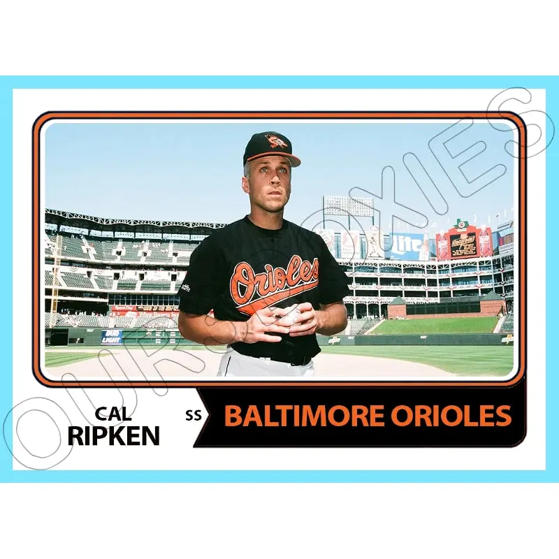 Cal Ripken Jr. 1974 Topps Custom Card - 4821