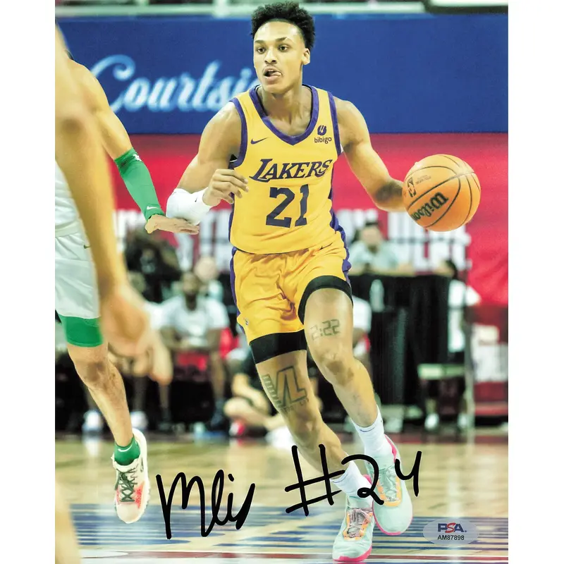 MAXWELL LEWIS signed 8x10 photo PSA/DNA Los Angeles Lakers Autographed