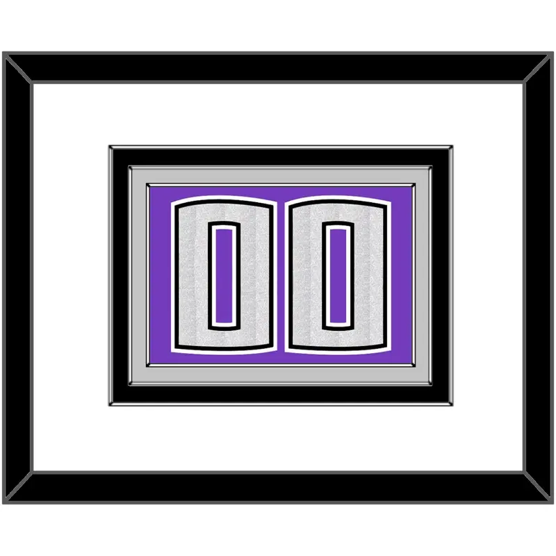 Sacramento Number - Road Purple (2014-2016) - Triple Mat 1