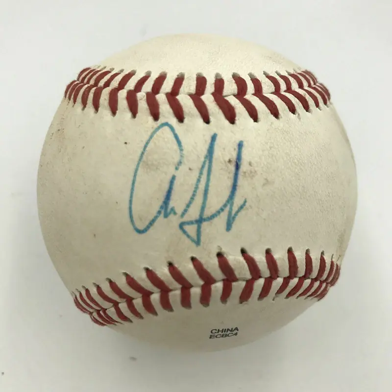 Aaron Judge Pre Rookie Signed Game Used Arizona Fall League Baseball JSA COA