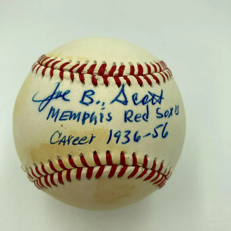 Joe B. Scott Signed Official Major League Baseball Negro League Legend JSA COA